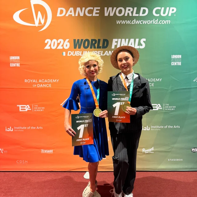 WORLD CHAMPIONS “REACH FOR THE GUN”🥇🌍🏆

1st in England, 1st in the World & a Gala invite to the Grand Final!!! AAAHHHH😭 I can’t explain how incredibly PROUD we are of you girls. Our first Dance World Cup and you’ve come out on top with a score of 94.2% !!! 

@talulah1646 @dancer_miss_isabella the STYLE, the STRENGTH, the OOZE is just on point everytime you perform this dance😭 CHILDREN’S JAZZ DUET DANCE WORLD CUP CHAMPIONS…you girls did that and I will never let you forget it❗️

I knew this routine was special the first time @staceyycorness showed me her choreography🥹 THANK YOU Miss Stacey for not only your 1 of a kind choreo but also your constant support and training to our Team. We truly appreciate you for everything you do🖤

We may be a small School from a small Town but my god do we produce big results & talented dancers. TEAM KT FOREVER🤍